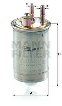 Filtru combustibil (WK85318 MANN-FILTER) FORD
