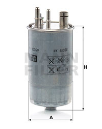 Filtru combustibil (WK85320 MANN-FILTER) FIAT,FORD