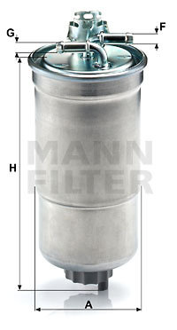 Filtru combustibil (WK8533X MANN-FILTER) AUDI,MULTICAR,SEAT,SKODA,VW