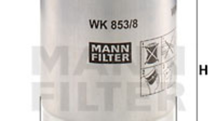 Filtru combustibil (WK8538 MANN-FILTER) ALFA ROMEO,BMW,FIAT,LANCIA