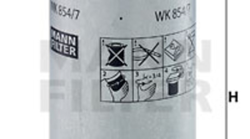 Filtru combustibil (WK8547 MANN-FILTER) CHRYSLER