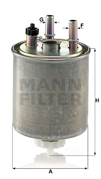 Filtru combustibil (WK9022 MANN-FILTER) RENAULT