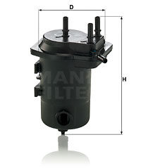 Filtru combustibil (WK9028Z MANN-FILTER) NISSAN,RENAULT