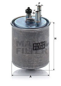 Filtru combustibil (WK9182X MANN-FILTER) RENAULT