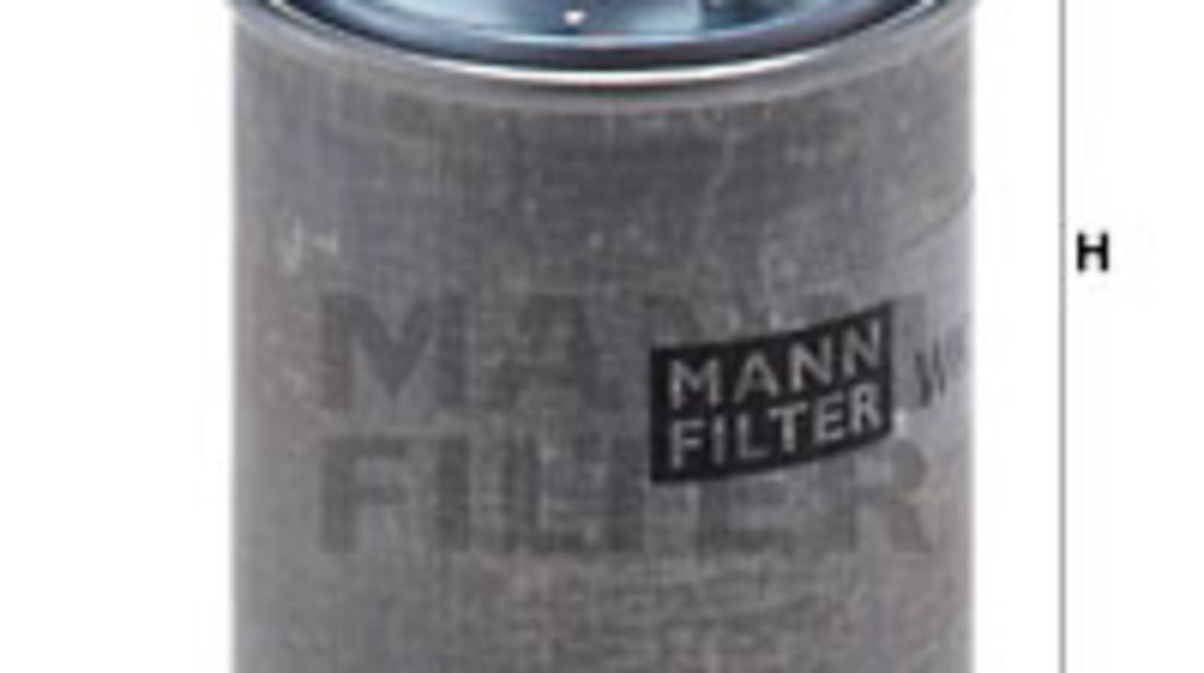 Filtru combustibil (WK9182X MANN-FILTER) RENAULT