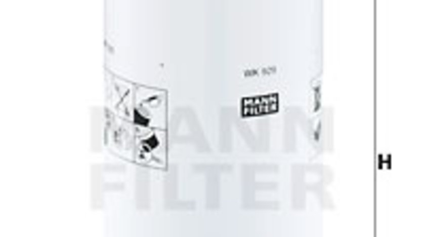 Filtru combustibil (WK929X MANN-FILTER) BMC,CASE IH,DAF,DENNIS,KAVZ,KING LONG,NEW HOLLAND,OTOKAR,STEYR,TEMSA