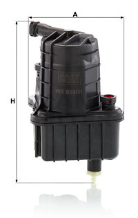 Filtru combustibil (WK93911X MANN-FILTER) RENAULT