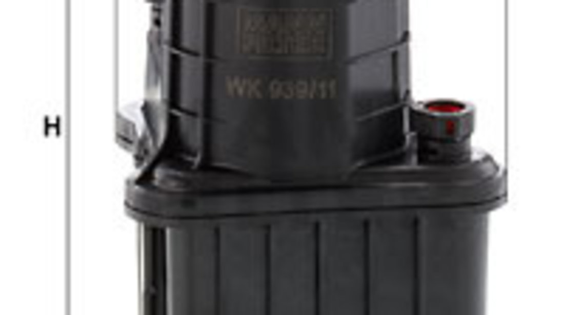 Filtru combustibil (WK93911X MANN-FILTER) RENAULT