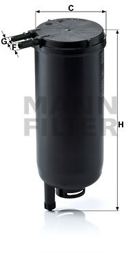 Filtru combustibil (WK93914X MANN-FILTER) IRISBUS,IVECO,MITSUBISHI,MULTICAR,OTOKAR,TEMSA