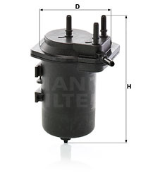 Filtru combustibil (WK9396 MANN-FILTER) NISSAN,RENAULT,SUZUKI