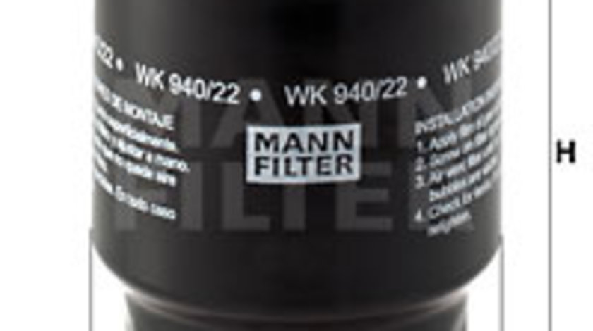 Filtru combustibil (WK94022 MANN-FILTER) NISSAN