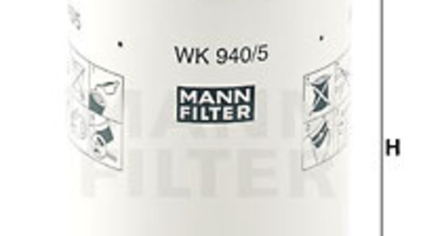 Filtru combustibil (WK9405 MANN-FILTER) IVECO,MAGIRUS-DEUTZ,NEOPLAN