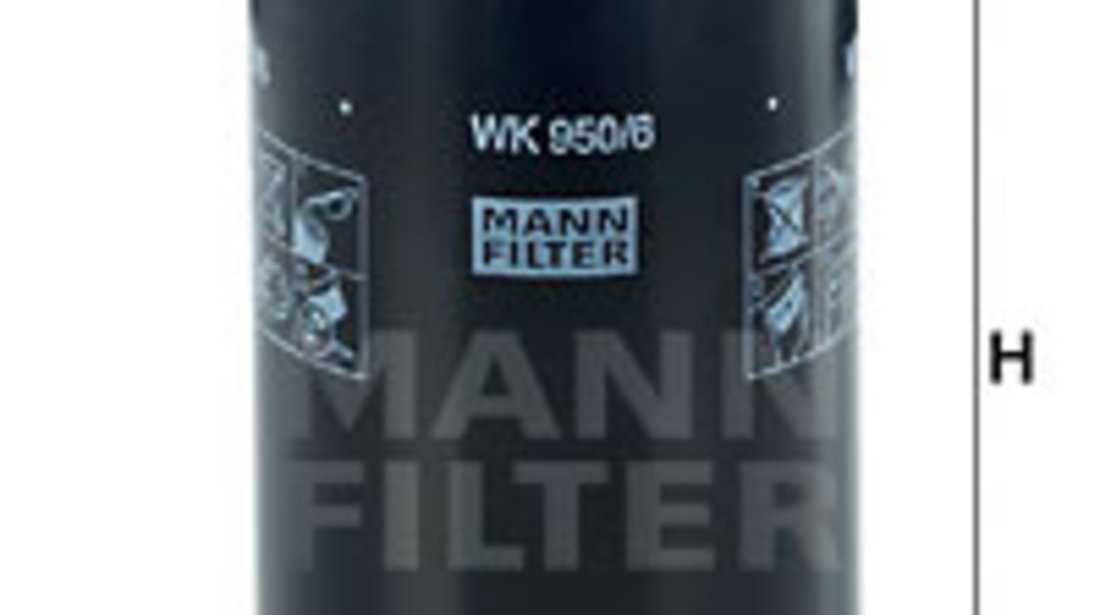 Filtru combustibil (WK9506 MANN-FILTER) ASTRA,CASE IH,GINAF,IRISBUS,IVECO,KAROSA,LANDINI,NEW HOLLAND
