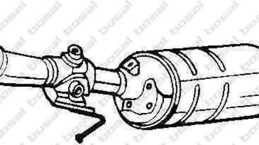 Filtru de particule DPF NISSAN QASHQAI / QASHQAI +2 (J10, JJ10) BOSAL 097-211