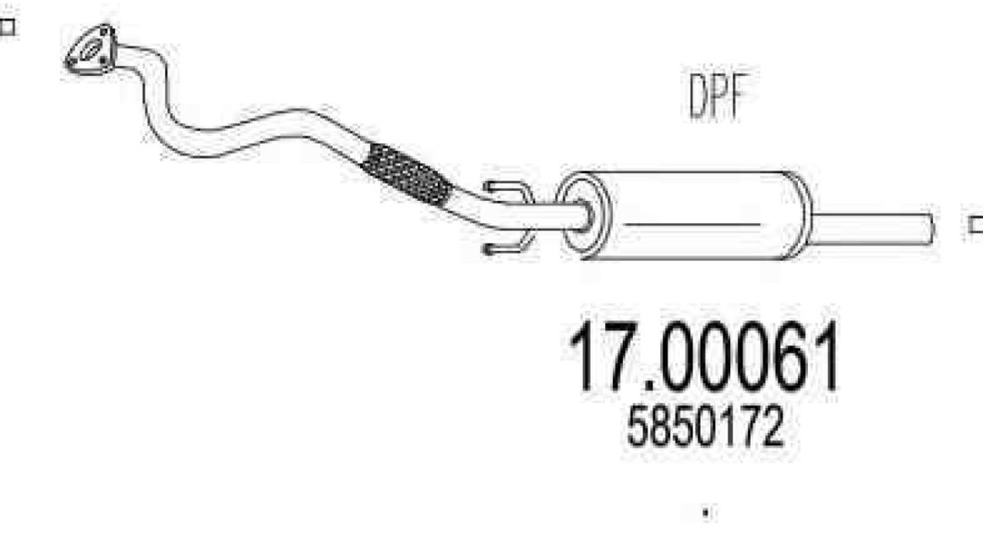 Filtru de particule DPF OPEL ASTRA H L48 Producator JMJ JMJ1083