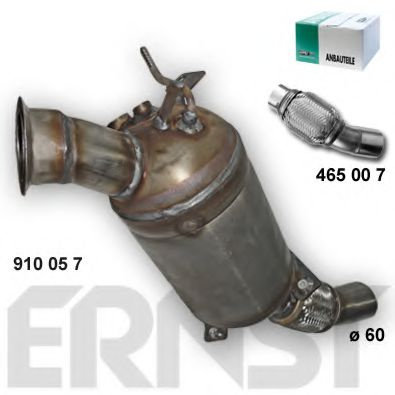 Filtru funingine/particule, sist.de esapament BMW Seria 5 Touring (E61) (2004 - 2010) ERNST 910057 p...