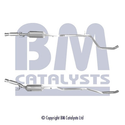 Filtru funingine/particule, sist.de esapament spate (BM11277H BM CATALYSTS) Citroen,PEUGEOT