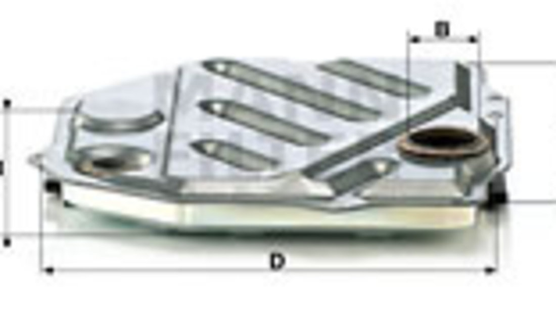 Filtru hidraulic, cutie de viteze automata (H19142 MANN-FILTER) MERCEDES-BENZ