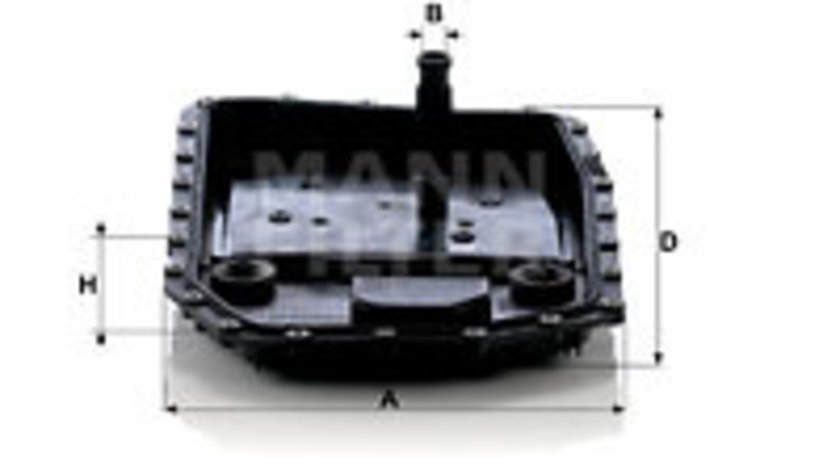 Filtru hidraulic, cutie de viteze automata (H50001 MANN-FILTER) BMW,BMW (BRILLIANCE)