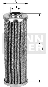 Filtru hidraulic, cutie de viteze automata (HD8462 MANN-FILTER)