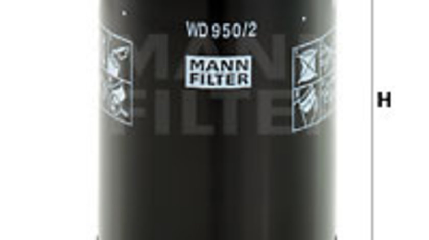 Filtru hidraulic, cutie de viteze automata (WD9502 MANN-FILTER)