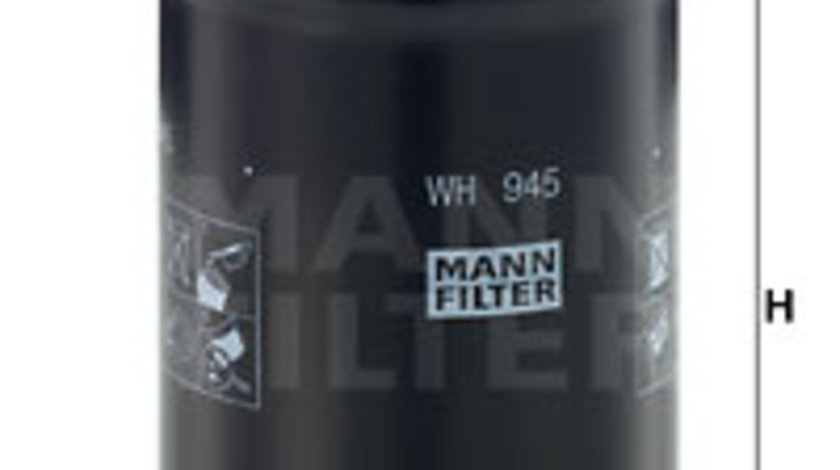 Filtru hidraulic, cutie de viteze automata (WH945 MANN-FILTER) JOHN DEERE