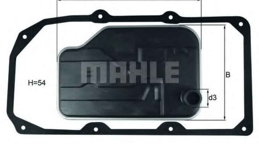 Filtru hidraulic, cutie de viteze automata MERCEDES CLK Cabriolet (A209) (2003 - 2010) MAHLE ORIGINAL HX 124D piesa NOUA