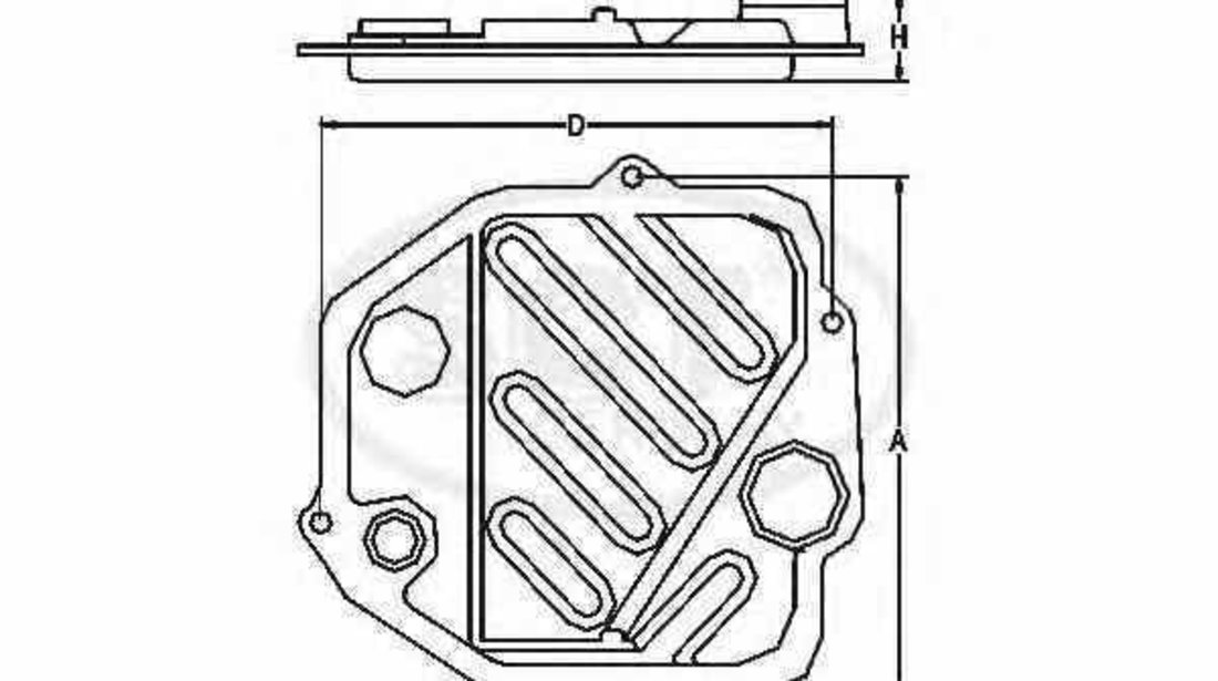 Filtru hidraulic cutie de viteze automata MITSUBISHI PAJERO SPORT K90 MITSUBISHI MR357710