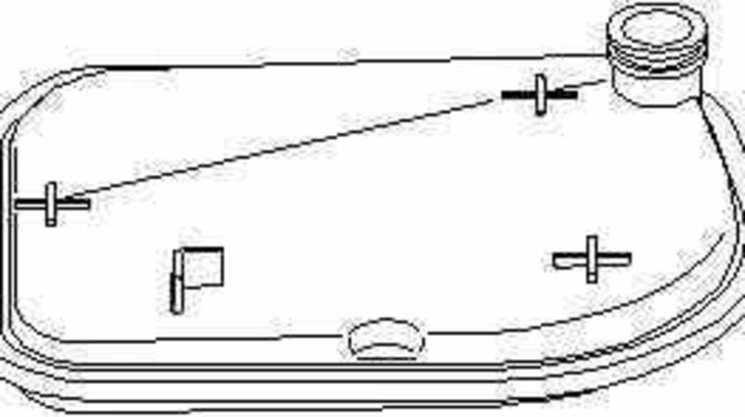Filtru hidraulic cutie de viteze automata MERCEDES-BENZ A-CLASS W169 TOPRAN 407 902