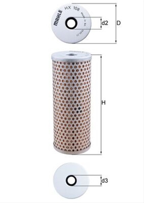 Filtru Hidraulic, Sistem Directie Mahle Original Mercedes-Benz HX 108