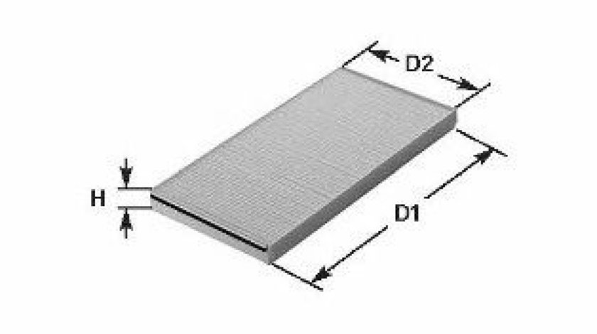 Filtru polen / aer habitaclu ALFA ROMEO 146 (930) (1994 - 2001) CLEAN FILTERS NC2005 produs NOU