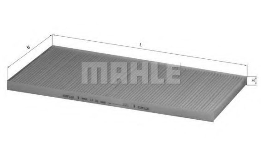 Filtru polen / aer habitaclu ALFA ROMEO 155 (167) (1992 - 1997) MAHLE ORIGINAL LA 34 produs NOU