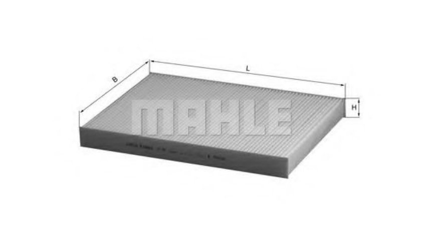 Filtru polen / aer habitaclu AUDI A4 Cabriolet (8H7, B6, 8HE, B7) (2002 - 2009) MAHLE ORIGINAL LA 93 - produs NOU
