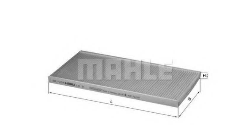 Filtru polen / aer habitaclu OPEL TIGRA (95) (1994 - 2000) MAHLE ORIGINAL LA 21 - produs NOU
