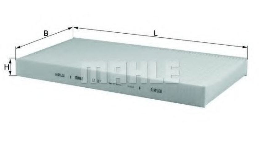 Filtru polen / aer habitaclu OPEL TIGRA TwinTop (2004 - 2016) MAHLE ORIGINAL LA 117 - produs NOU