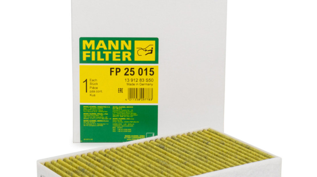 Filtru Polen Antibacterial Mann Filter Tesla Model Y 2020→ FP25015