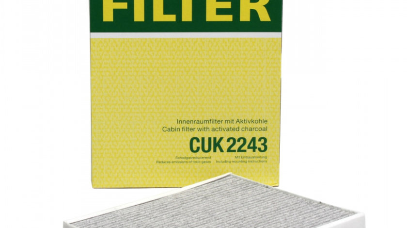 Filtru Polen Carbon Activ Mann Filter Abarth Grande Punto 2007-2010 CUK2243