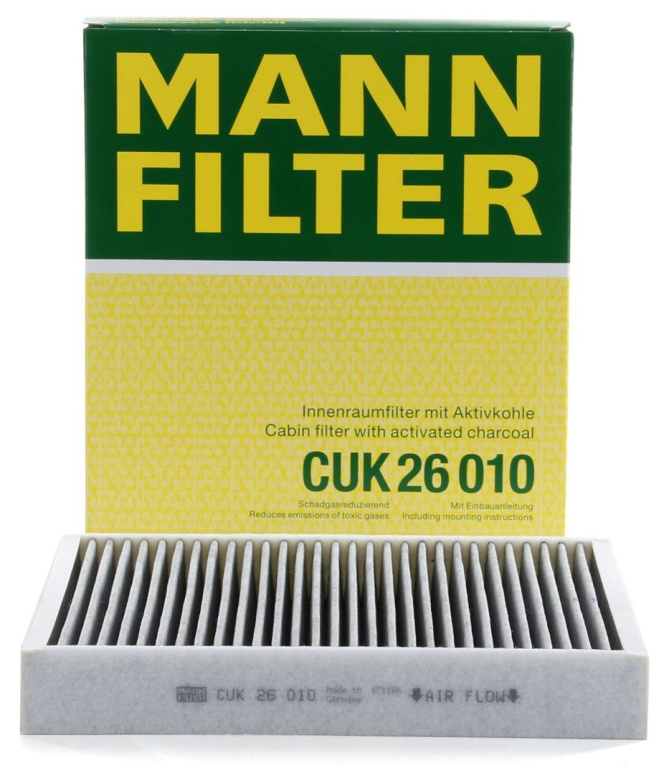 Filtru Polen Carbon Activ Mann Filter Audi A1 8X 2010-2018 CUK26010