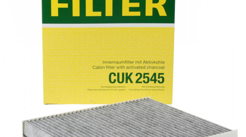 Filtru Polen Carbon Activ Mann Filter Audi A2 8Z0 2000-2005 CUK2545