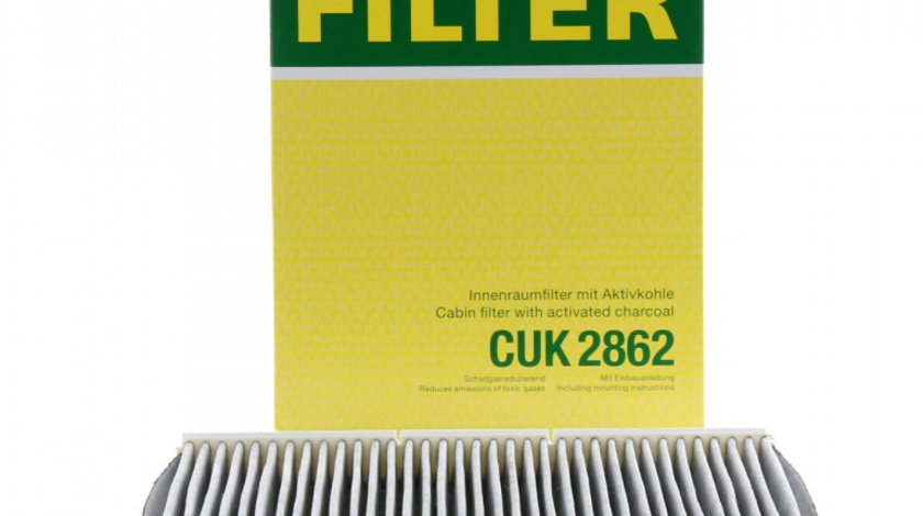 Filtru Polen Carbon Activ Mann Filter Audi A3 8L1 1996-2003 CUK2862