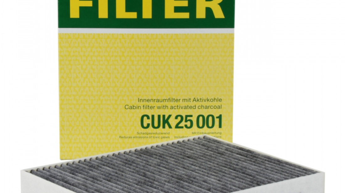 Filtru Polen Carbon Activ Mann Filter Bmw Seria 1 F20 2011-2019 CUK25001