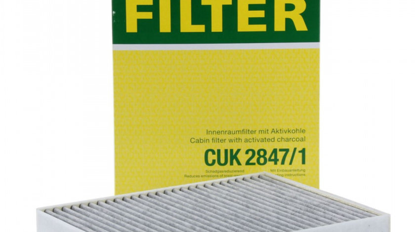 Filtru Polen Carbon Activ Mann Filter Porsche Cayenne 2 92A 2010-2017 CUK2847/1