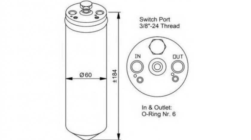 Filtru silicagel , filtru aer conditionat , filtru uscator Volvo V40 combi (VW) 1995-2004 #3 30621525