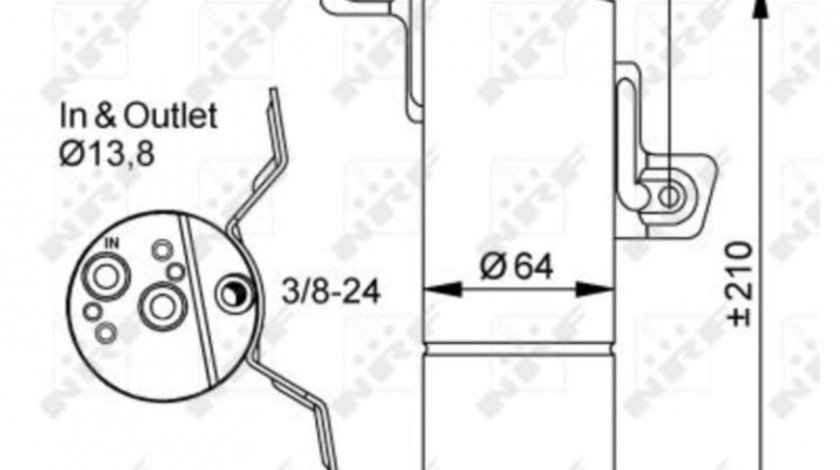 Filtru silicagel , filtru aer conditionat , filtru uscator Mercedes S-CLASS cupe (C216) 2006-2016 #2 130ME13001