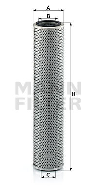 Filtru, sistem hidraulic primar (H1095 MANN-FILTER)