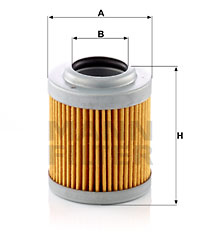 Filtru, sistem hidraulic primar (HD4001X MANN-FILTER)