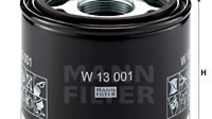 Filtru, sistem hidraulic primar (W13001 MANN-FILTER)