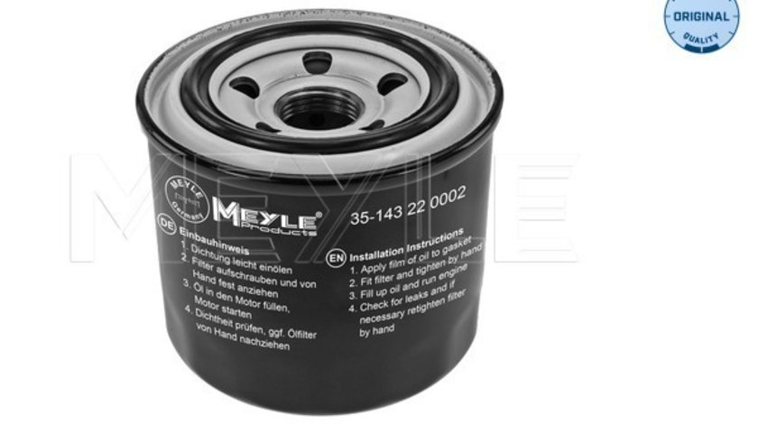 Filtru ulei (35143220002 MEYLE) HYUNDAI,ISUZU,KIA,MAZDA,MITSUBISHI,NISSAN,OPEL,SMART,SUBARU,VAUXHALL