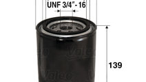 Filtru ulei (586015 VALEO) ARO,AUDI,FIAT,FORD,FORD...