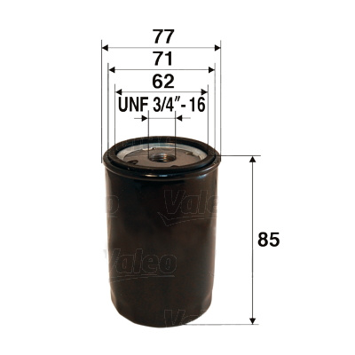 Filtru ulei (586073 VALEO) CHRYSLER,LEXUS,LOTUS,MINI,SUZUKI,TOYOTA,VW